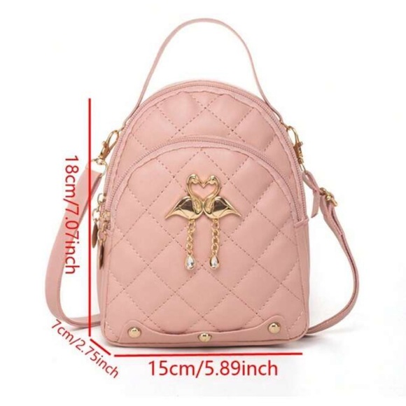 adorable mini flamingo 🦩 backpack - Picture 3 of 9